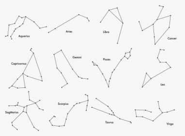 Constellations Transparent - Drawing, HD Png Download, Transparent PNG
