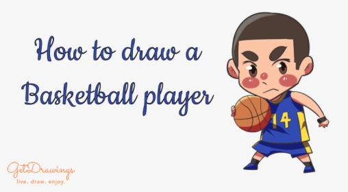 How To Draw A Basketball Player - Basketball Moves, HD Png Download, Transparent PNG