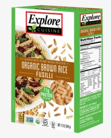 Organic Brown Rice Fusilli   Data Fancybox Href Https - Explore Cuisine Lentil Pasta, HD Png Download, Transparent PNG