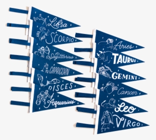 Image Of Zodiac Constellation Pennants - Sketch Pad, HD Png Download, Transparent PNG