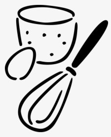 Vector Illustration Of Egg With Whisk Cooking Utensil, HD Png Download, Transparent PNG