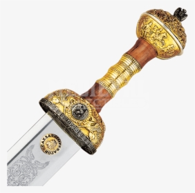Gold Julius Caesar Sword - Rome Empire Swords, HD Png Download, Transparent PNG