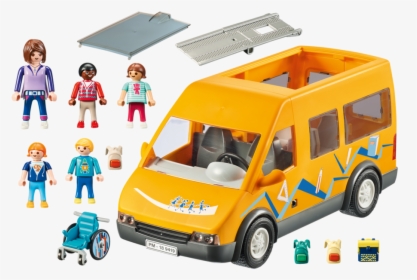 Playmobil 9419 - School Bus - Back - Bus Playmobil, HD Png Download, Transparent PNG