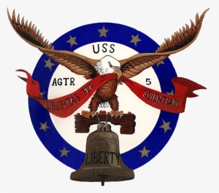 Uss Liberty Insignia, 1964 (nh 83352 Kn) - Uss Liberty Symbol, HD Png Download, Transparent PNG