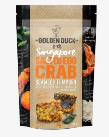 The Golden Duck Salted Egg Crab Seaweed Tempura - Golden Duck Chilli Crab, HD Png Download, Transparent PNG