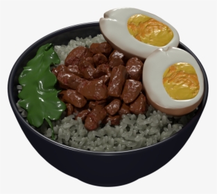 Pork & Rice - Boiled Egg, HD Png Download, Transparent PNG