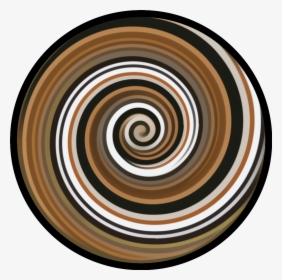 #swirl #circle #background #round #sphere #decor #brown - Spiral, HD Png Download, Transparent PNG