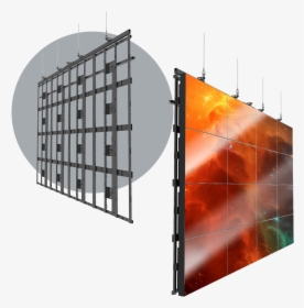 Hovergrid Flyable Landscape Video Wall Frame System - Hanne Darboven. Wende &gt;80&lt;, HD Png Download, Transparent PNG
