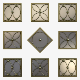 Wall Deco, Decoration, Mirrors, Wall, Frame, Pretty, - Декорация За Стена От Метал, HD Png Download, Transparent PNG