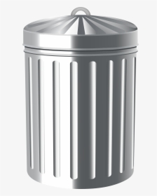 Galvanized Steel Trash Can Png Clipart - Lid, Transparent Png, Transparent PNG