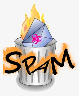 Spam Mail To Trash Png Clip Arts - Clipart Spam, Transparent Png, Transparent PNG