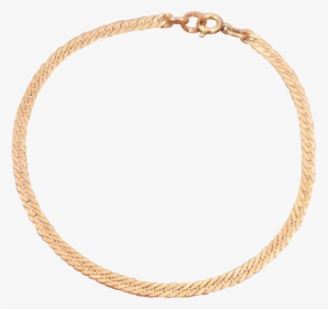 14k Solid Yellow Gold Herringbone Chain - Chain, HD Png Download, Transparent PNG