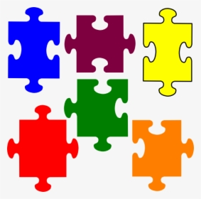 Blank Puzzle Pieces Colored, HD Png Download, Transparent PNG