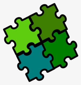 Jigsaw 4 Colors Svg Clip Arts - Puzzle Piece Clipart, HD Png Download, Transparent PNG