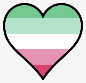 Heart Abrosexual Pride - Heart, HD Png Download, Transparent PNG