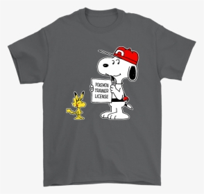 Pokemon Trainer License Snoopy Shirts - Liter O Cola Shirt, HD Png Download, Transparent PNG