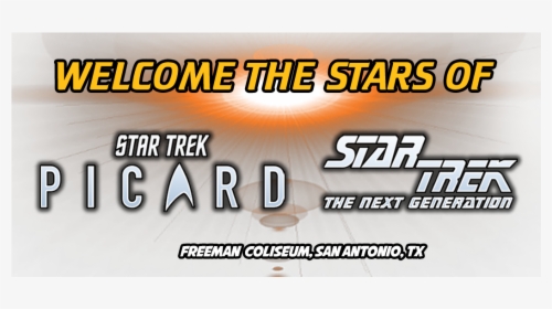 Welcome The Stars Of Star Trek - Star Trek The Next Generation, HD Png Download, Transparent PNG