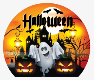 Globe Halloween Banner-ib140 - Photocall Halloween, HD Png Download, Transparent PNG