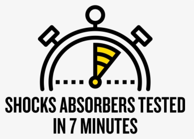 Monroe Shock Absorber Tester - Stopwatch Black And White, HD Png Download, Transparent PNG