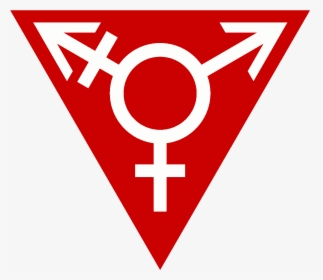 Red Transgender Triangle-wide - Trans Feminism, HD Png Download, Transparent PNG