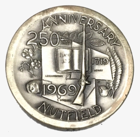 Nutfield 250th Medal Silver - Dime, HD Png Download, Transparent PNG