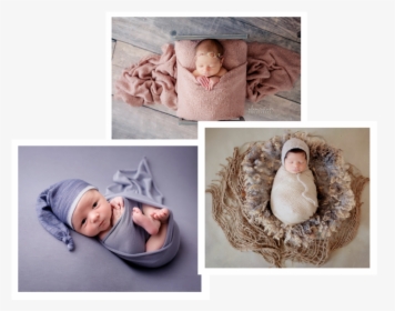 Newborn Collage-01 - Baby, HD Png Download, Transparent PNG