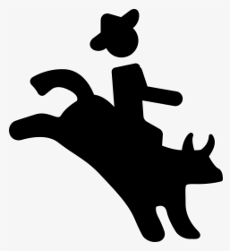 Rodeo Silhouette - Rodeo Icon, HD Png Download, Transparent PNG