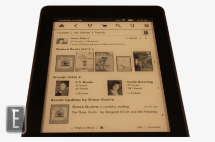 Kindle Paperwhite 2 Goodreads - Kindle Paperwhite Navigation, HD Png Download, Transparent PNG
