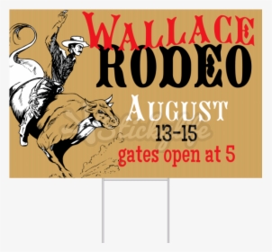 Rodeo Yard Sign Front - Poster, HD Png Download, Transparent PNG