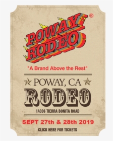 Poway Rodeo 2019, HD Png Download, Transparent PNG