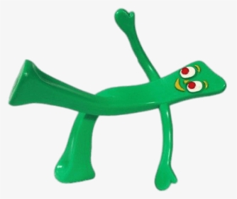 Free Png Download Gumby Holding One Leg Up Clipart - Gumby Transparent Background Pose, Png Download, Transparent PNG