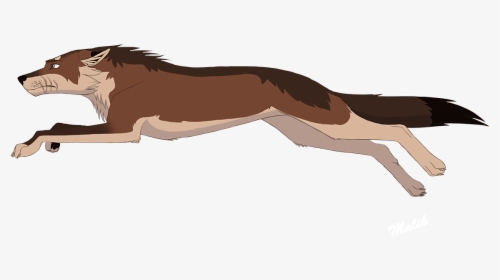 Dog Pack Animation Lion Drawing - Cartoon Wolf Running Drawing, HD Png Download, Transparent PNG