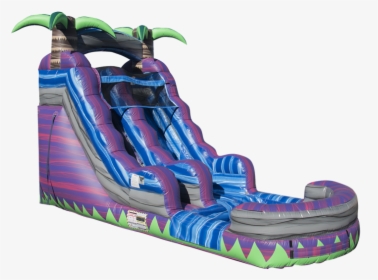 Rent The Purple Crush Water Slide - Ez Inflatables 15 Ft Purple Crush Water Slide, HD Png Download, Transparent PNG