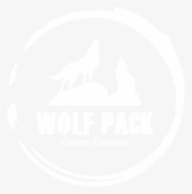 Wolf Pack Coffee Company - Wolf Outline Black Background, HD Png Download, Transparent PNG