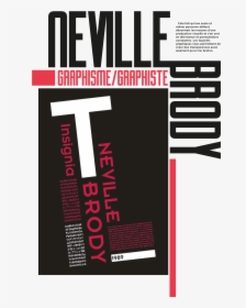 Neville Brody Inspired Pages , Png Download - Fashionable Fonts, Transparent Png, Transparent PNG
