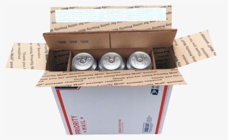 6 Pack Usps Flat Rate Can Shipper - Wood, HD Png Download, Transparent PNG