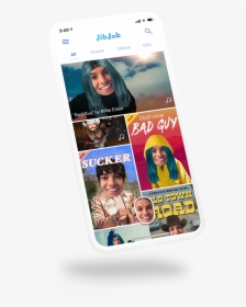 Jibjab Phone3 - Girl, HD Png Download, Transparent PNG