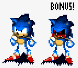 Transparent Bonus Clip Art - Pixel Sonic The Hedgehog, HD Png Download, Transparent PNG