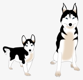 Husky Siberiano Vector Png, Transparent Png, Transparent PNG