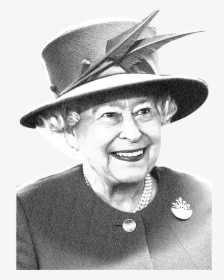 Queen, Elizabeth Silhouette, British, Hat, London, - Queen Elizabeth On Decorum, HD Png Download, Transparent PNG
