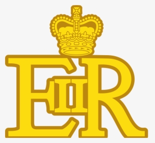 Royal Cypher Of Queen Elizabeth Ii Gold, HD Png Download, Transparent PNG