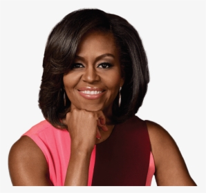 Michelle Obama Face Png - Michelle Obama White Background, Transparent Png, Transparent PNG