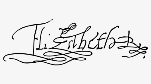 Elizabeth The First Signature, HD Png Download, Transparent PNG