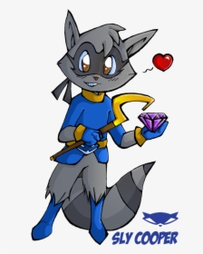 First Pic Of Sly Cooper I Ever Posted And Maybe The - Cute Sly Cooper, HD Png Download, Transparent PNG