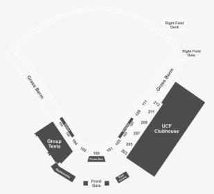 Ucf Baseball Seating Chart, HD Png Download, Transparent PNG