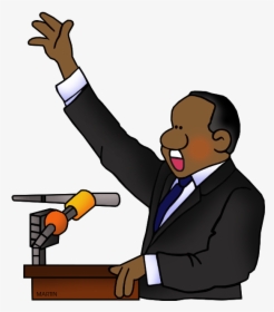 Famous People From Georgia - Clip Art Martin Luther King, HD Png Download, Transparent PNG