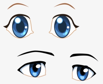 Faces Clipart Doll Face - Pair Of Eyes Clipart Png, Transparent Png, Transparent PNG