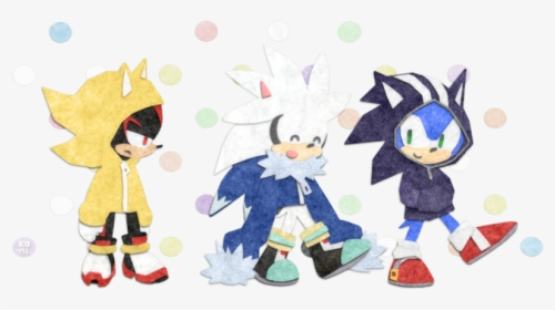 Sonic The Hedgehog, Shadow The Hedgehog, And Silver - Silver The Hedgehog Jacket, HD Png Download, Transparent PNG