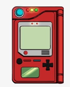 Gameboy Drawing Electronics - Inside Of A Pokedex, HD Png Download, Transparent PNG