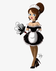 Maid Drawing Cartoon - Vanessa Hot Phineas And Ferb, HD Png Download, Transparent PNG